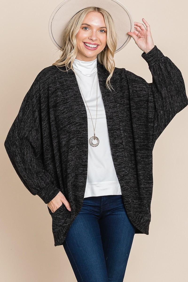 Buying Guide: Stylish and Healthy Dresses 2023 | Fashionably Fit | Two Tone Open Front Warm And Cozy Circle Cardigan With Side Pockets #Dresswomen #Shorts #Youtubeshorts