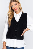 Buying Guide: Stylish and Healthy Dresses 2023 | Fashionably Fit | V-neck Cable Sweater Vest Cardigan