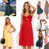 Women Summer Dresses, Sleeveless, Backless Strap, Long Close-fitting, Party Evening Dresses